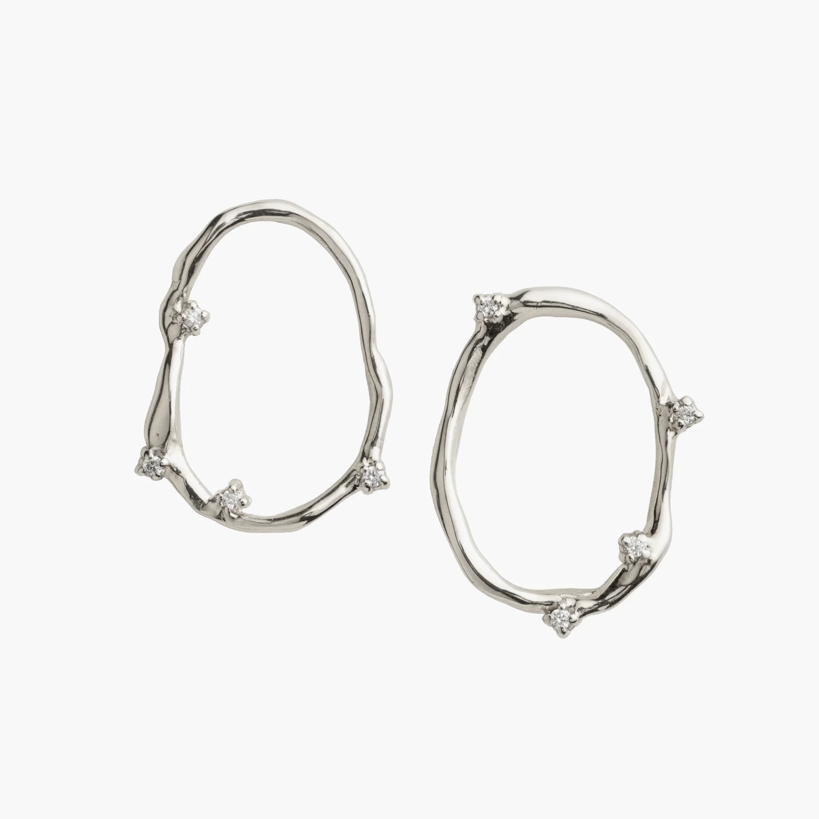 Diamond Ovals Hoop - Obrázek 2