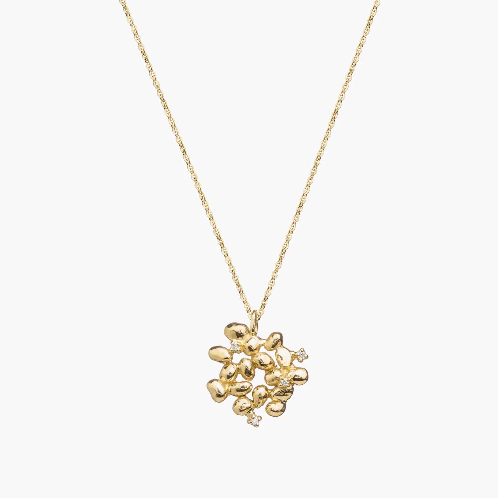 Gold Diamond Cluster Big