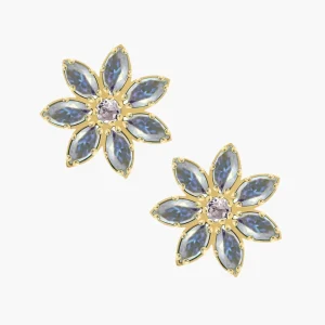 Zlatá koncovka s vnitřním závitem Marquise Flower